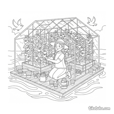 Floating Greenhouse Platform