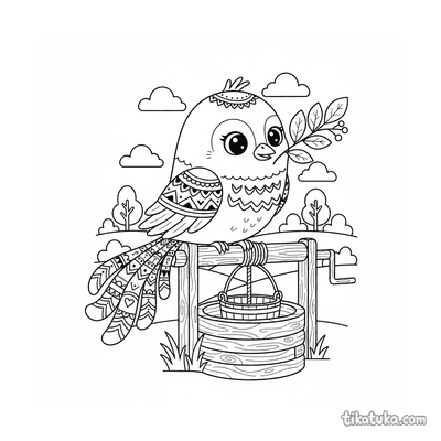 Bird Spirit on the Well