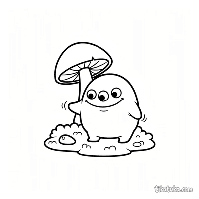 Fuzzy Blob Monster