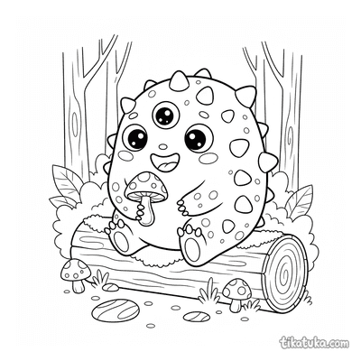 Friendly Spiky Monster