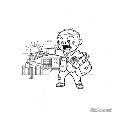 Zombie Newspaper Delivery