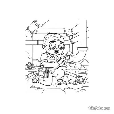 Zombie Plumber in Sewer Collector