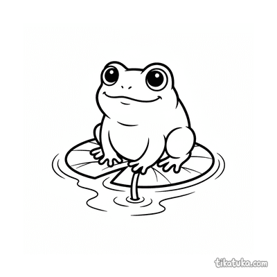 Frog on a Lily Pad