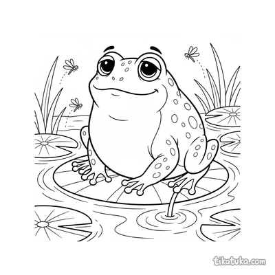 Frog on a Lily Pad