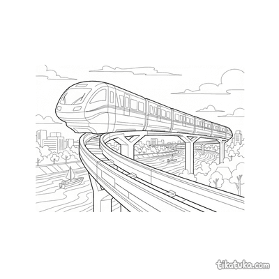 Futuristic Monorail