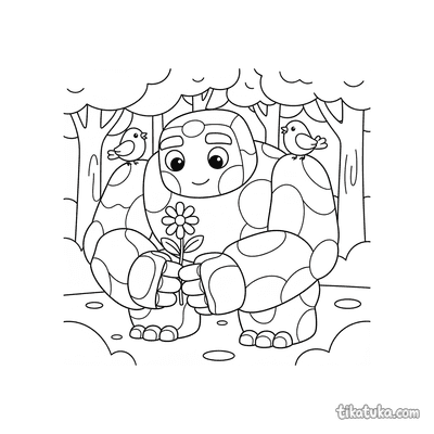 Stone Golem with a Flower