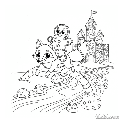 Gingerbread Man and the Fox