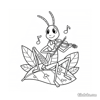 Grasshopper with a Violin