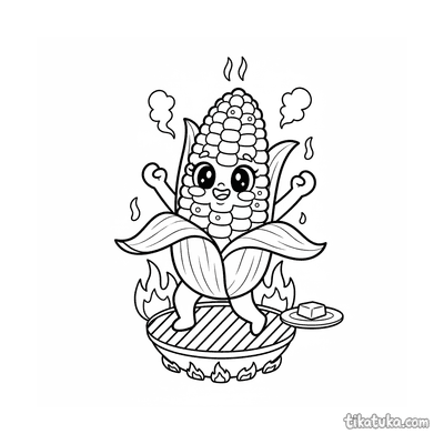 Corn Dancing on the Grill