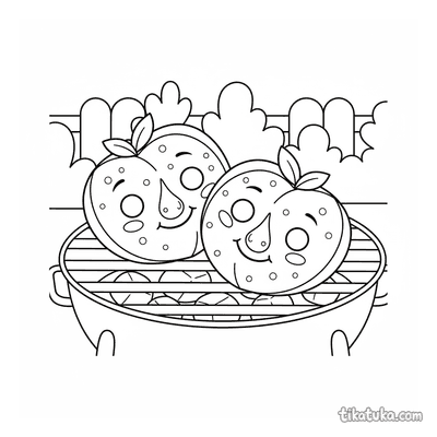 Grilled Peach Halves