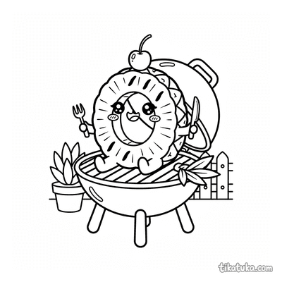 Grilled Pineapple Ring