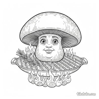 Grilled Portobello Mushroom