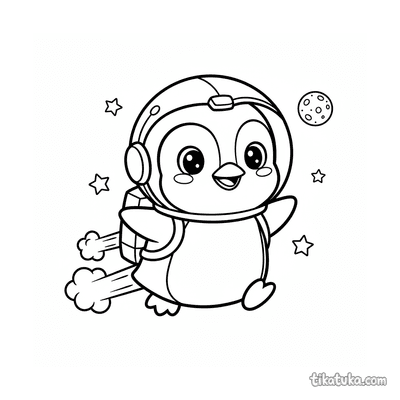 Astro Penguin with Jetpack
