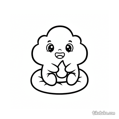 Happy Cloud Pillow Friend