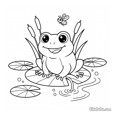 Frog on a Lily Pad