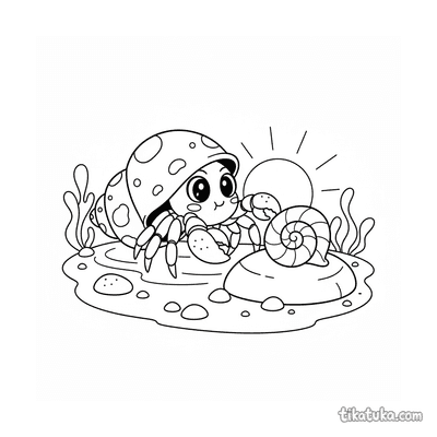 Hermit Crab Changing Shells