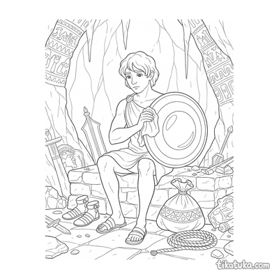 Perseus Resting in the Lair