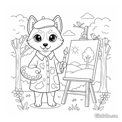 Husky Artist