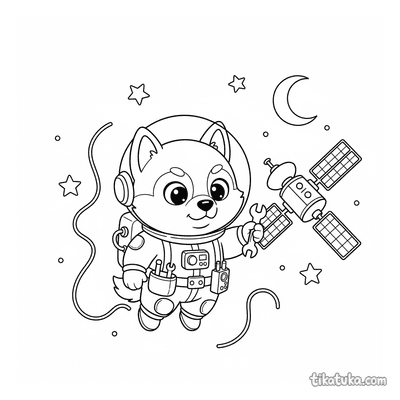 Husky Astronaut