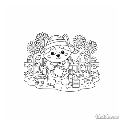 Husky Gardener