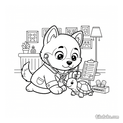 Husky Veterinarian