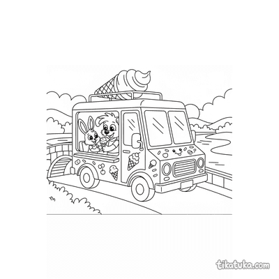 Ice Cream Truck on the Bridge