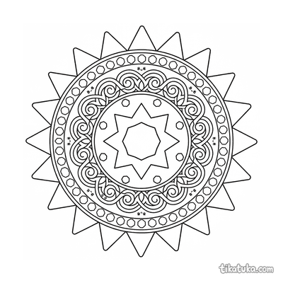 Intricate Geometric Mandala