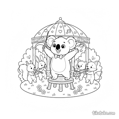 Koala Conductor in the Park