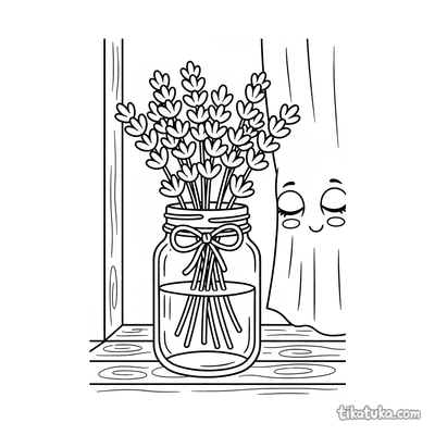 Lavender in a Mason Jar