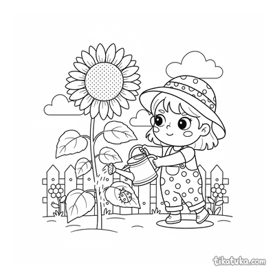 Little Gardener Girl