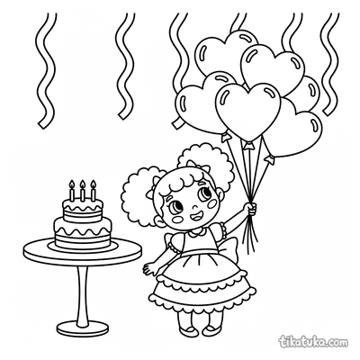 Girl with Balloons