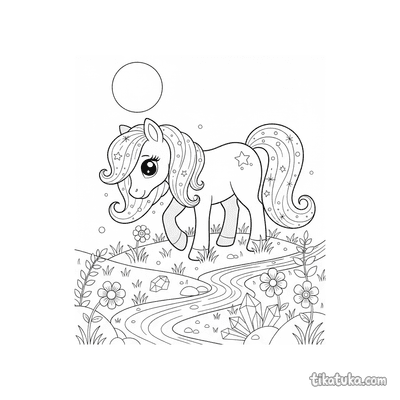 Magical Pony with Starry Mane