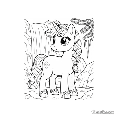 Magical Pony with Crystal Hooves