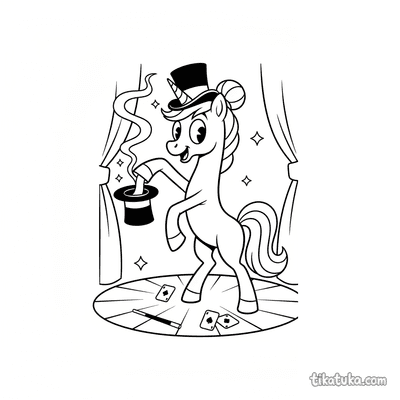 Magician Pony on Stage