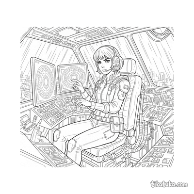 Mecha Pilot in the Cockpit