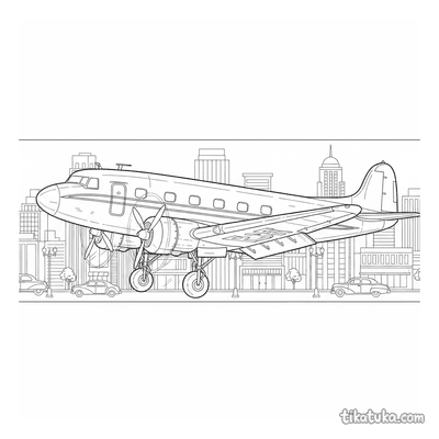1950s Passenger Airliner