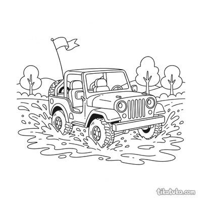 Military Jeep Off-Road