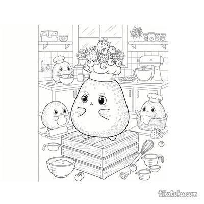 Mochi Chef Balancing Berries