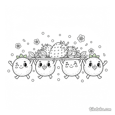 Mochi Friends Strawberry Parade