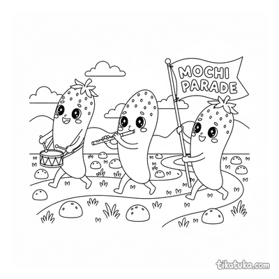 Mochi Marching Band Parade