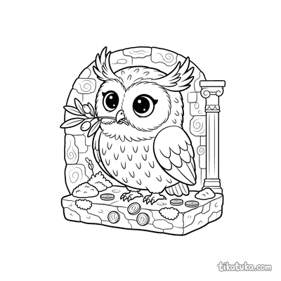 Mythical Owl in the Lair