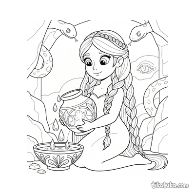 Nymph with a Glowing Jar
