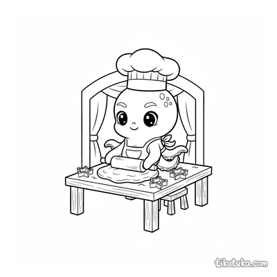Octopus Bublik the Baker