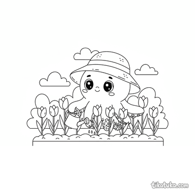 Octopus Bublik the Gardener