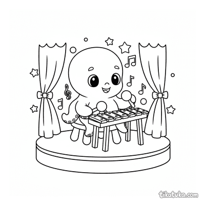 Octopus Bublik the Musician