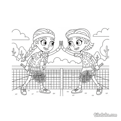 Doubles Team High Five