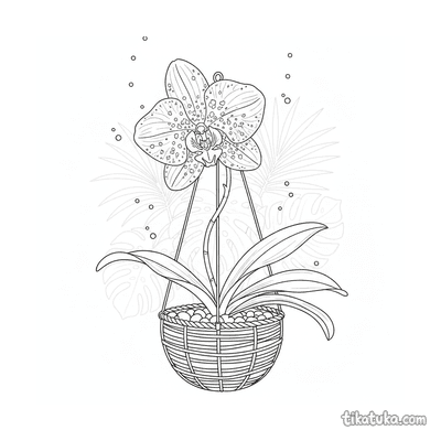 Orchid in Greenhouse