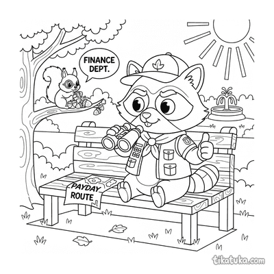 Overconfident Raccoon Scout