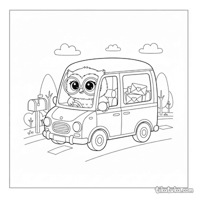 Owl Oof Delivering Letters