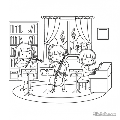 Violin, Cello, and Piano Trio